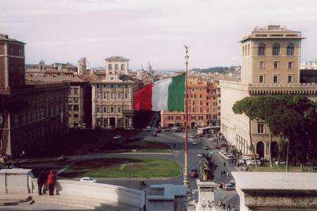 Piazza Venezia in Rome