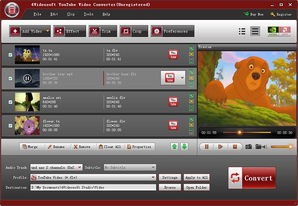 YouTube Video Converter - Convert video to YouTube, convert YouTube Video