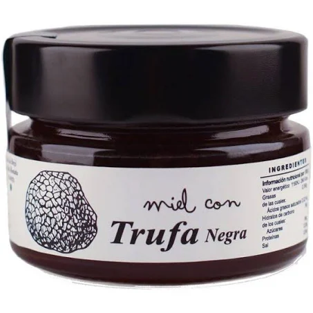 MIEL CON TRUFA NEGRA 180gr - Miel trufada - Miel con Trufa ...