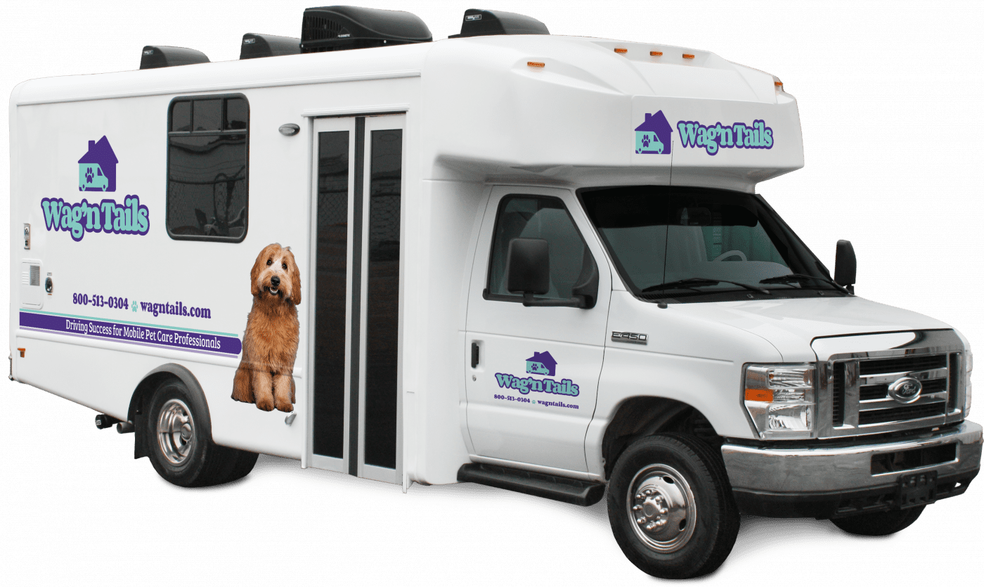 Pet Stylist Elite Mobile Pet Grooming Bus - Wag\u0026#39;n Tails