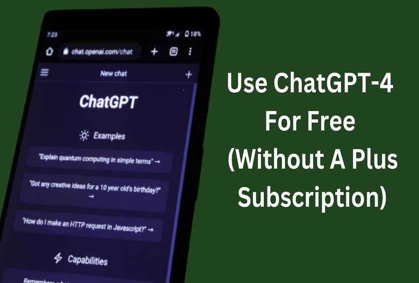 Learn How to Use ChatGPT-4 for Free without Any Costs