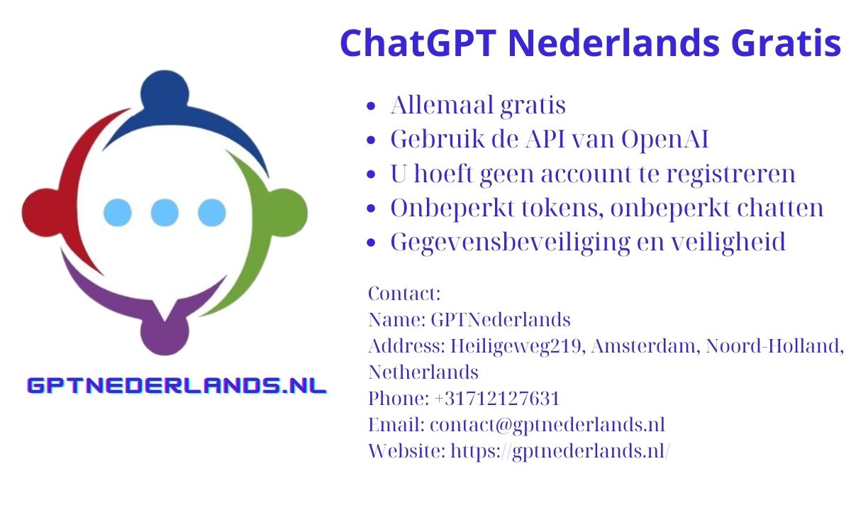 GPTNederlands.nl biedt een toegankelijke chat-interface ...