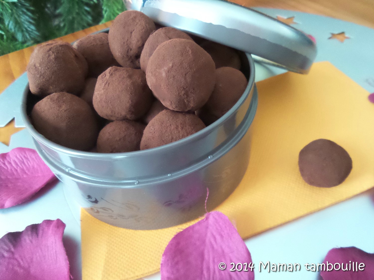 Truffes au caramel beurre sal\u00e9 Maman Tambouille