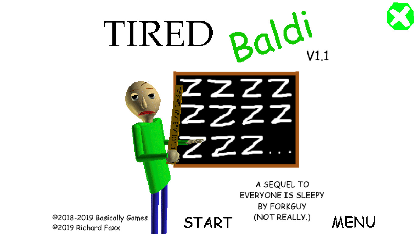 Tired Baldi [Baldi\u0026#39;s Basics] [Mods]