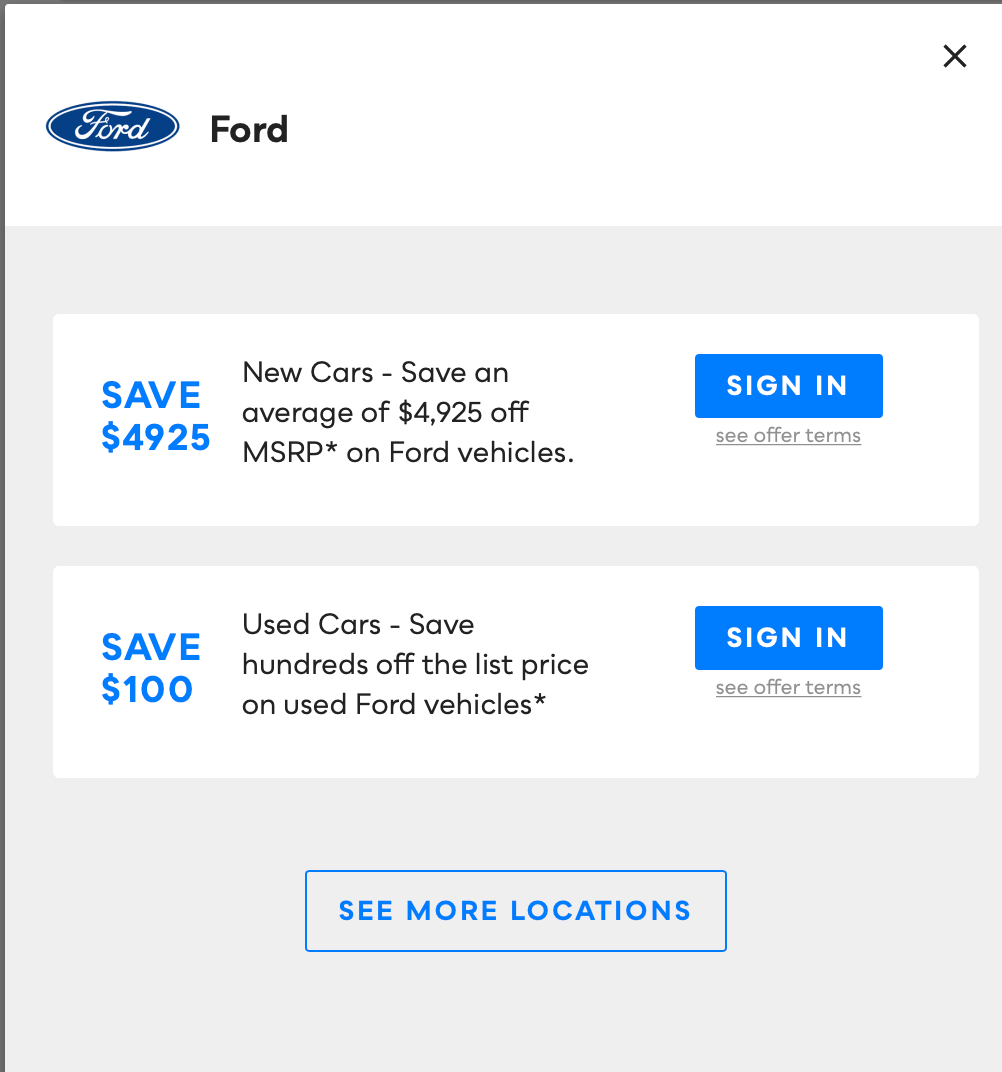 Ford - Savvy Perks